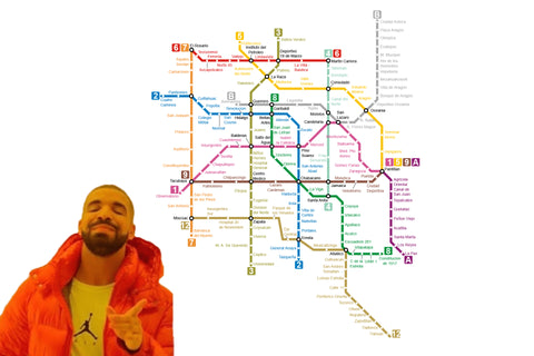 Mapa del Metro (Mujer)
